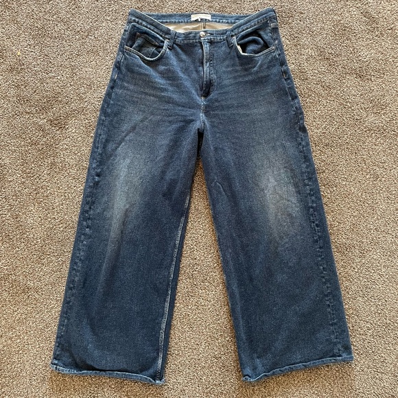 Rag & Bone Miramar Sweatpant Wide Leg Jeans Womens
